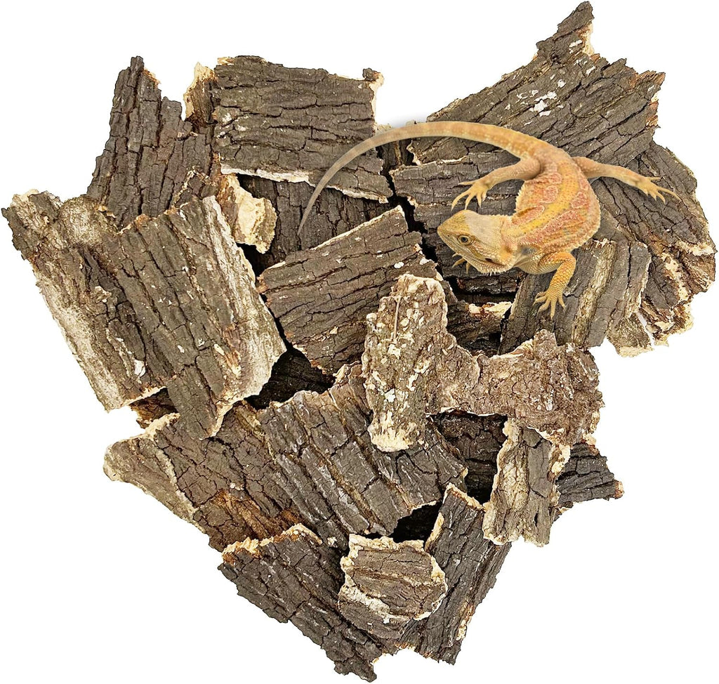 Natural Reptile Cork Bark Bedding Bearded Dragon Climbing Wall Mat 6PCS Cork Wood for Terrarium Background Decor Crested Gecko Tank Accessories for Lizard Snake Chameleon Tortoise Frog - Image 12