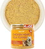 Just Try 4.23 OZ Cat & Dog Food Toppers with Chicken Liver Freeze Dried Egg Yolk for Picky Eaters Iron Support Grain Free High Protein Meal Toppers - Image 12
