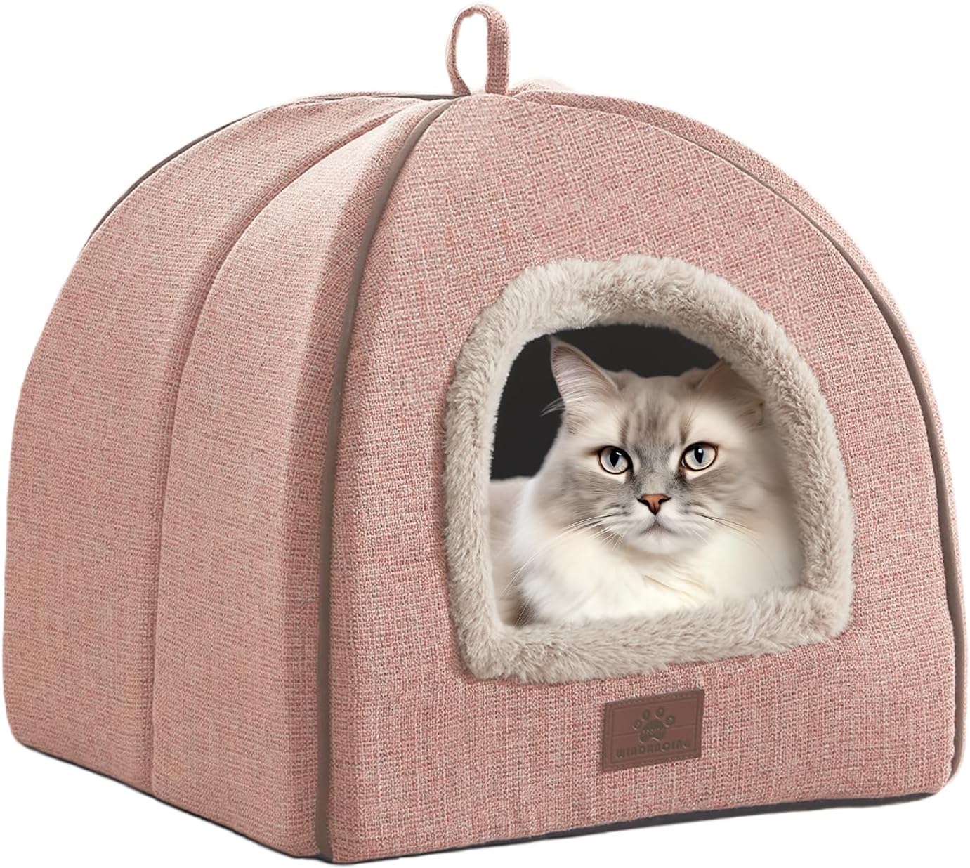 WINDRACING Cat Bed for Indoor Cats - Cat Cave Beds Cat House Cat Tent with Removable Washable Cushioned Pillow, Soft Kitten beds,Cat Beds & Furniture, for Small and Medium Pet Bed - Image 10