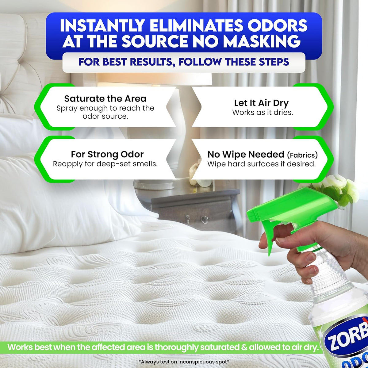 ZORBX hospital trusted water based odor neutralizer 32 ounce bottle