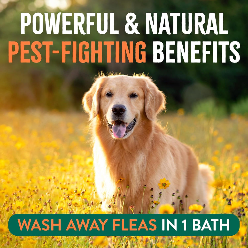 TropiClean maximum strength dog grooming treatment for flea protection