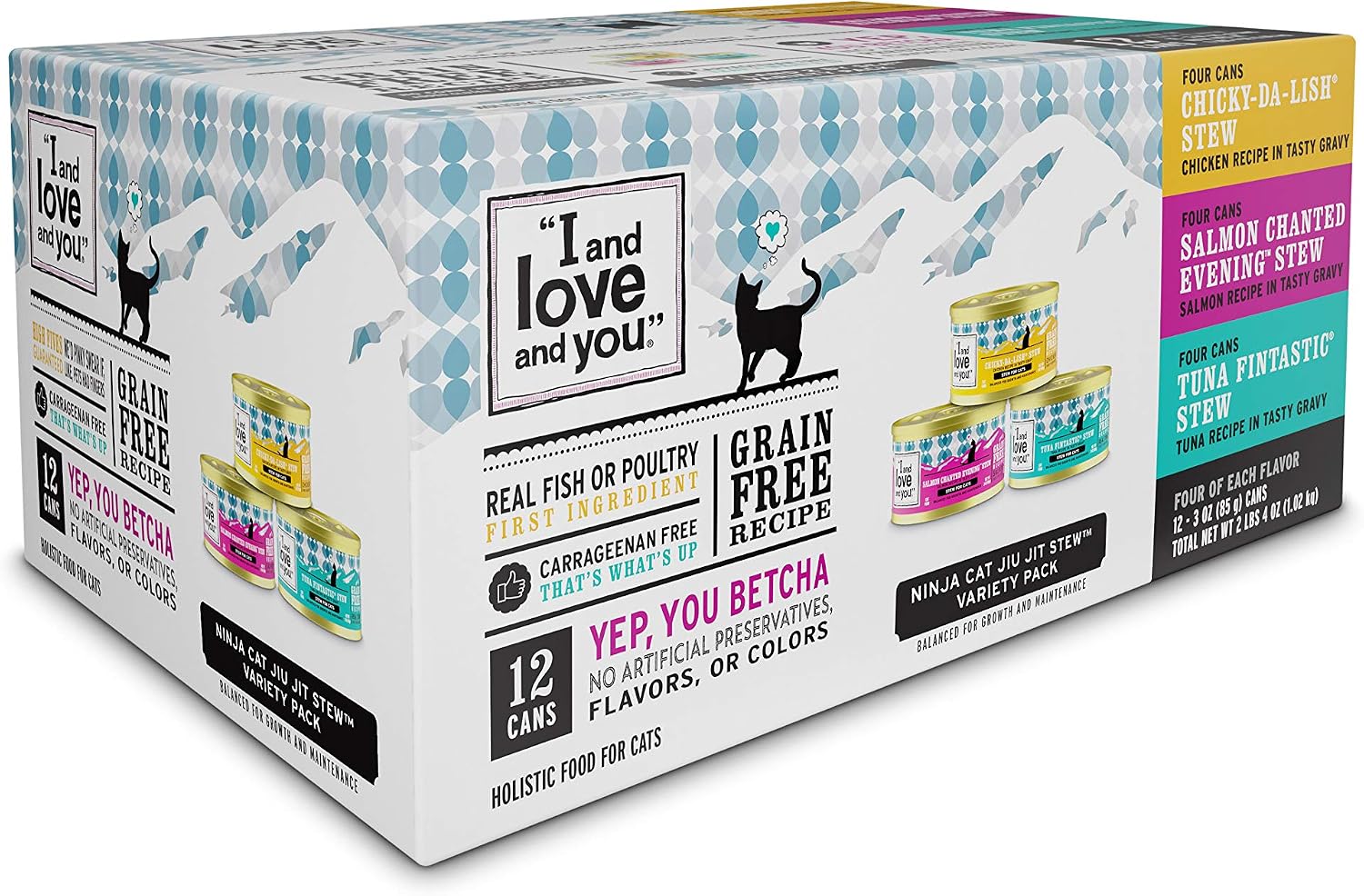 I AND LOVE AND YOU, Cat Food Variety, 3 Ounce, 12 Pack - Image 13