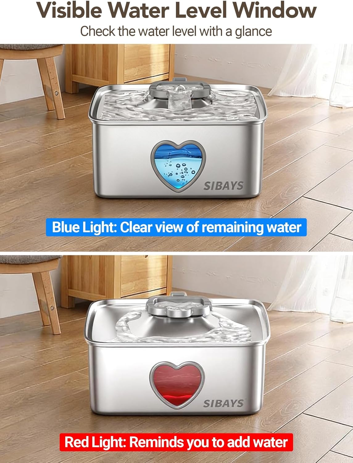 Sibays stainless steel fountain pump and filtration components