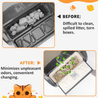 Activated charcoal bags included with Viotiin litter trays