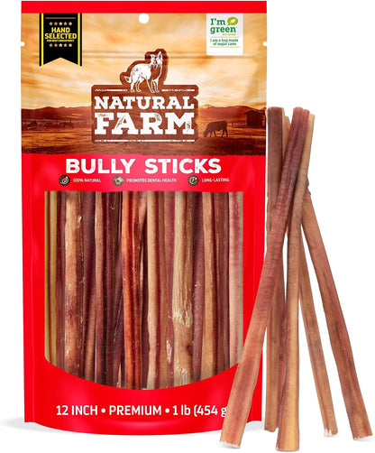 Natural Farm Gullet Sticks Chews for Dogs, 6 Inch (25 Count), Single Ingredient Jerky Esophagus Treats, Rawhide-Free Natural Glucosamine & Chondroitin, Great for Puppies, Seniors & Light Chewers - Image 12