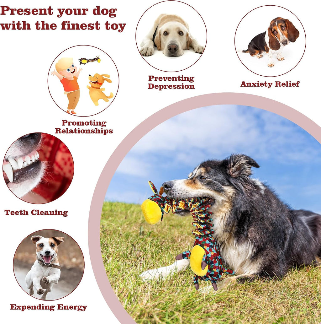 Internal layer diagram of the non toxic waterproof plush pet toy.