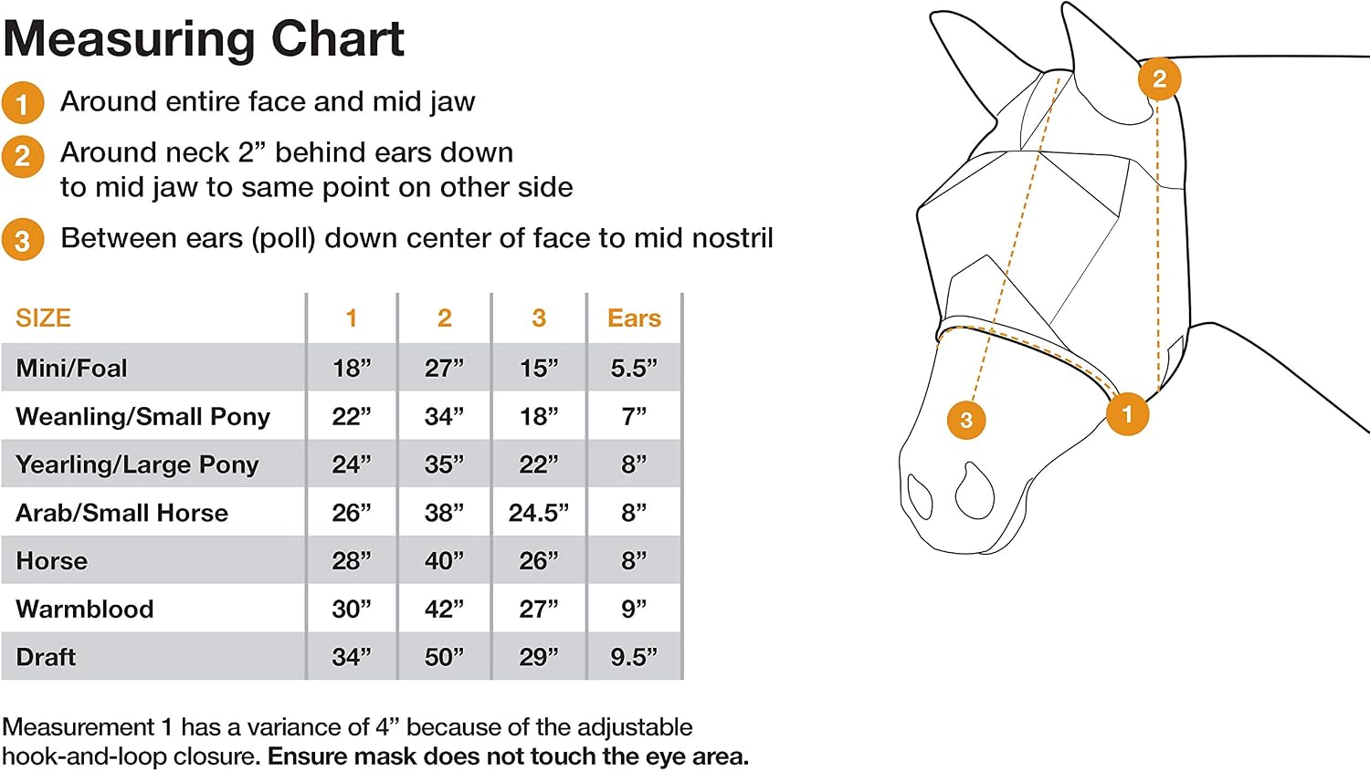 Side profile of Cashel horse fly mask showing ear coverage