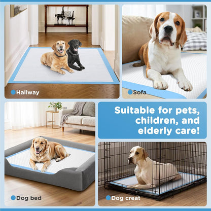 Iweepet heavy duty puppy training sheets flat layout