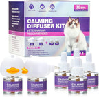 Tcllka Cat Calming Pheromone Diffuser kit package showing purple box and white cat.