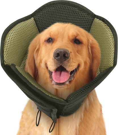 Dog Cone - Soft Cone for Dogs to Stop Licking, Pet E-Collar Alternative After Surgery, Adjustable Pet Recovery Collar for Wound Healing, Blue Large - Image 15
