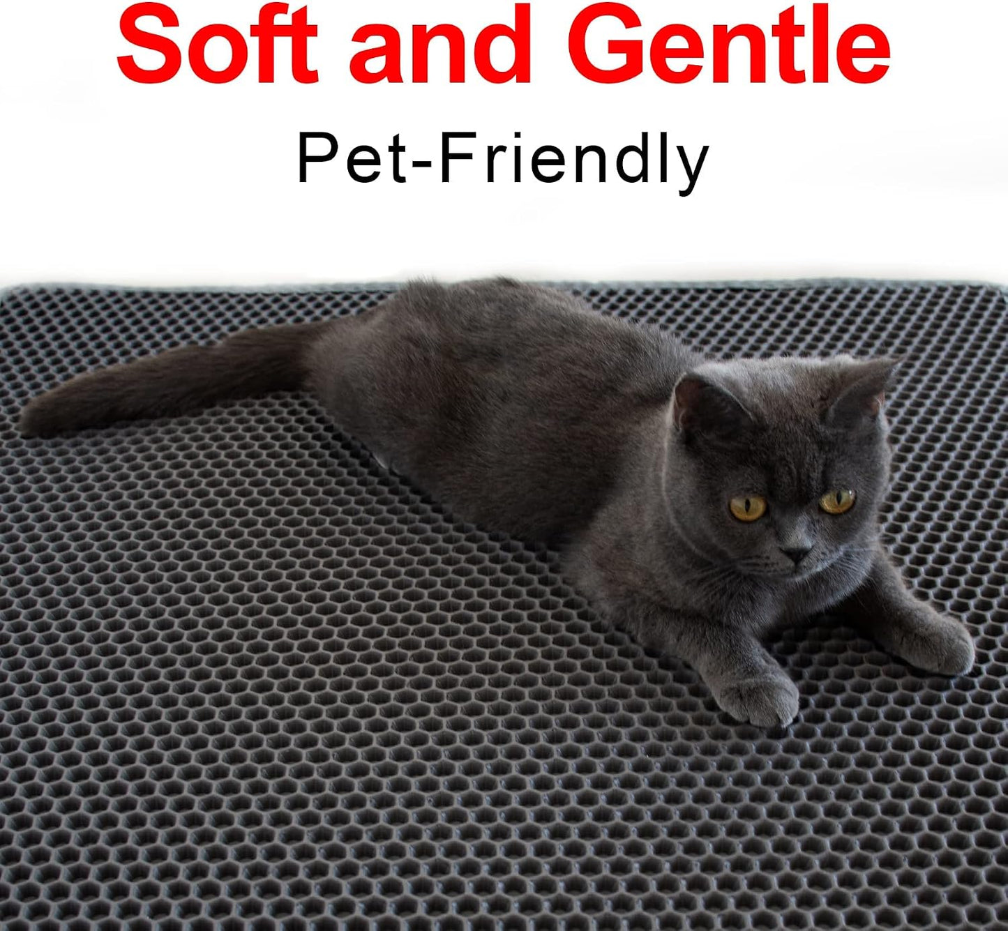 Waterproof and urine proof bottom layer of the grey pet floor mat