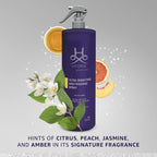 Salon grade oil free anti static pet finishing spray packaging back labels and ingredients.