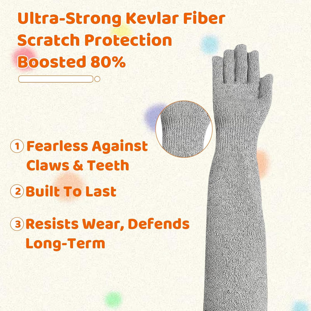 NCXFTP bite proof cat gloves material detail showing aramid fiber layer