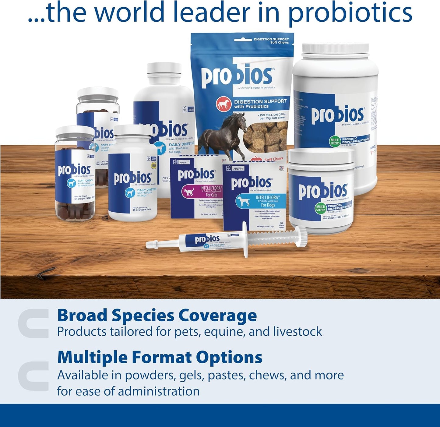 Authentic USA imported Probios digestive support for animals