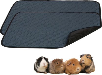 2 pcs Guinea Pig Cage Liners - Washable Guinea Pig Pee Pads, Waterproof Reusable & Anti Slip Guinea Pig Bedding Fast and Super Absorbent Pee Pad for Small Animals Rabbit Hamster Rat - Image 11