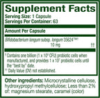 Align Probiotic, Pro Formula, Probiotics for Women and Men, Probiotics for Digestive Health, Men and Womens Probiotic Capsules Help Relieve Occasional Bloating & Gas*, 63 Capsules - Image 10