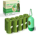 Authentic imported eco conscious puppy poop bags with travel holder
