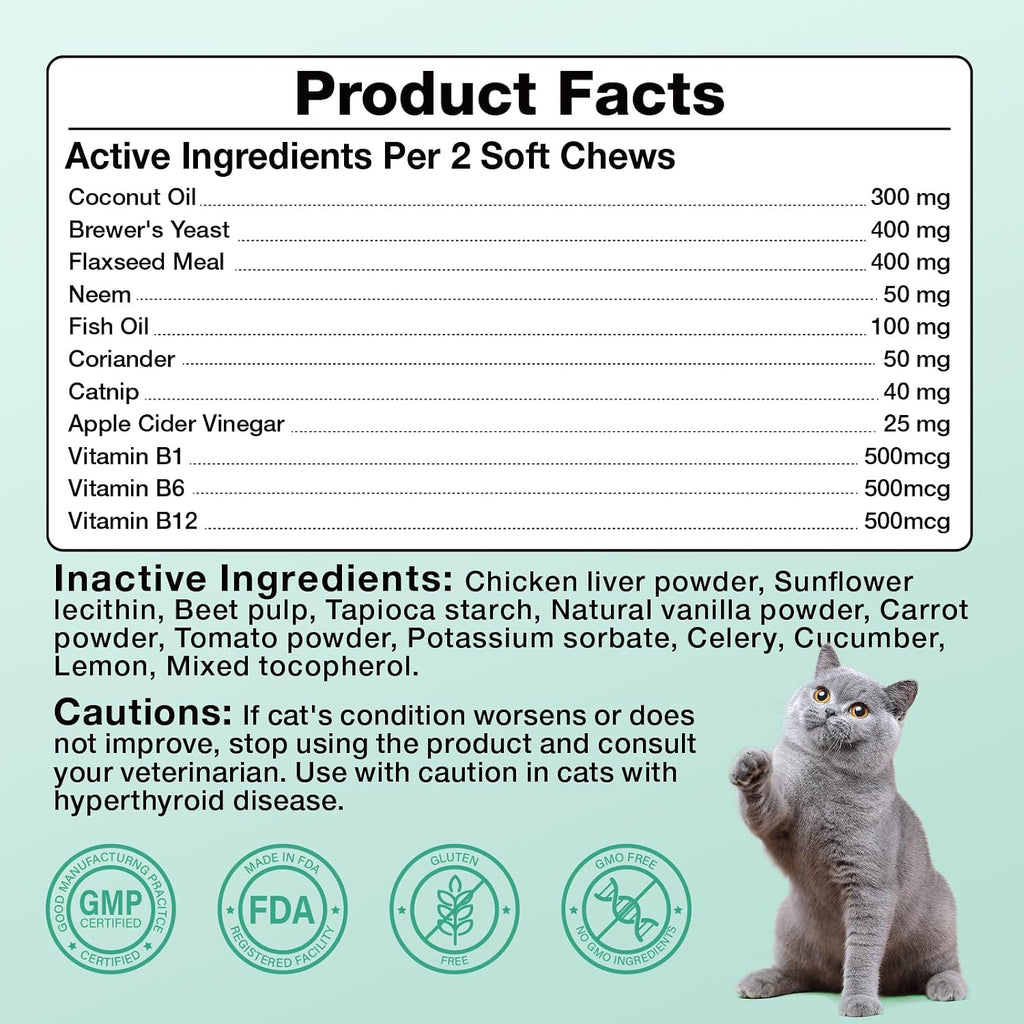 Side view of Carmelie flea and tick chewables packaging