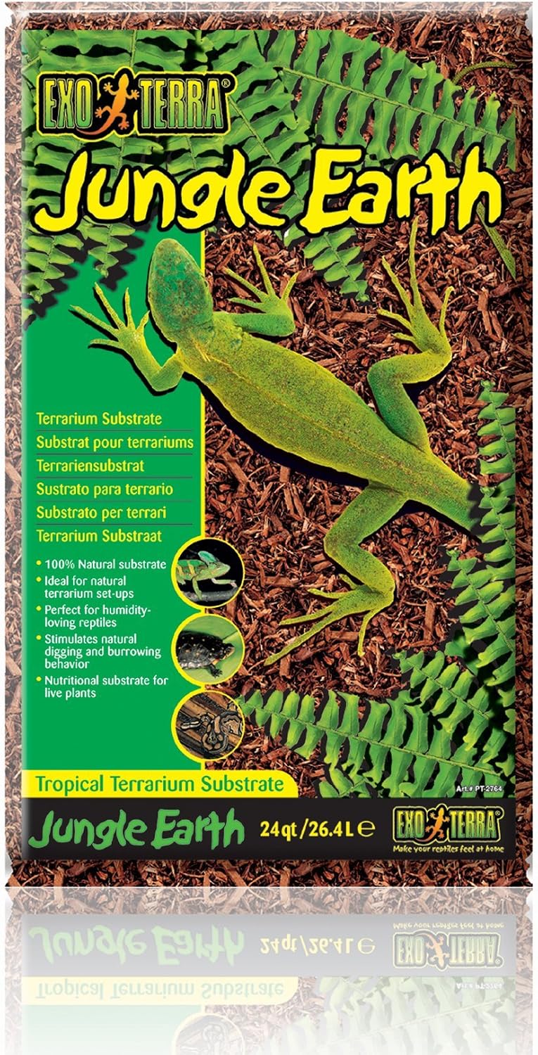 Exo Terra Jungle Earth 24 Quarts natural pine bark substrate bag