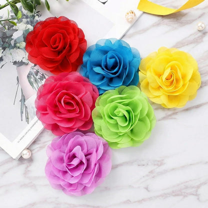 Multicolor Willbond dog collar flower charms assortment display