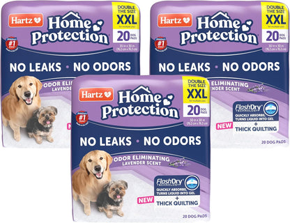 Hartz Home Protection Super Absorbent Odor Eliminating Lavender Scented No Leak Dog Pads, XXL 40 count - Image 12