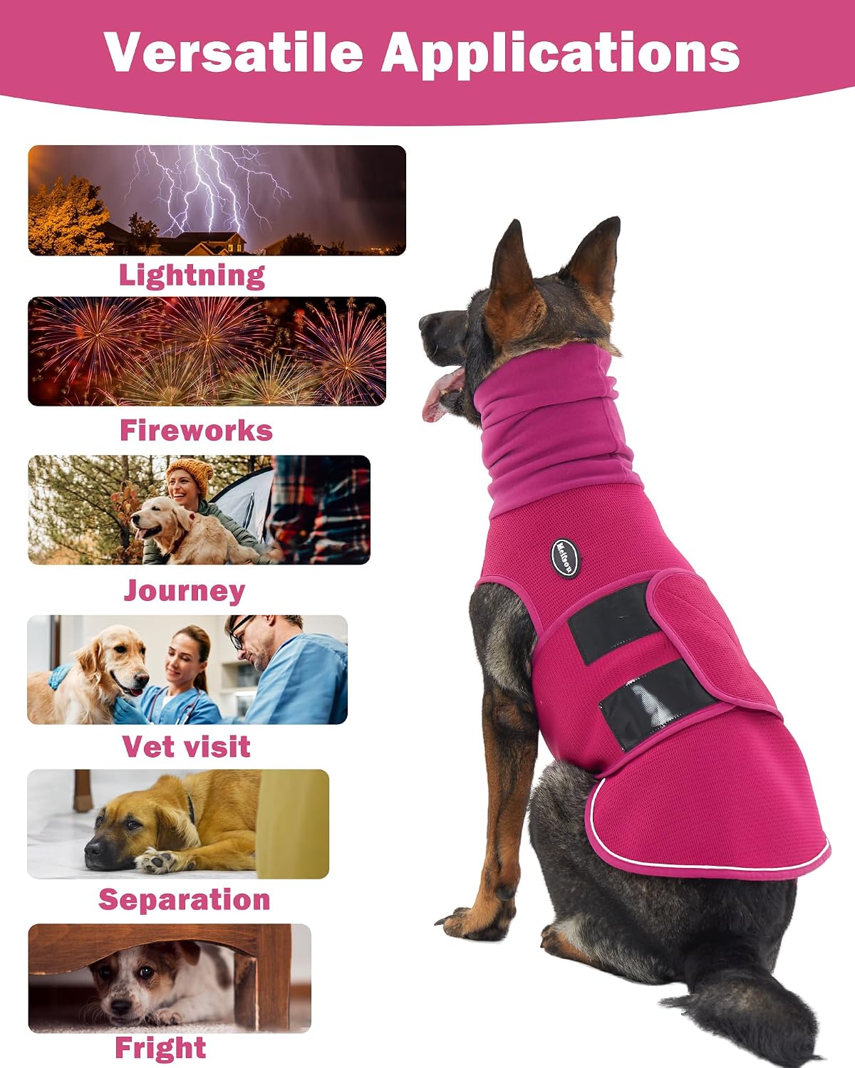 Meifsou thunder shirt hood detail for noise reduction