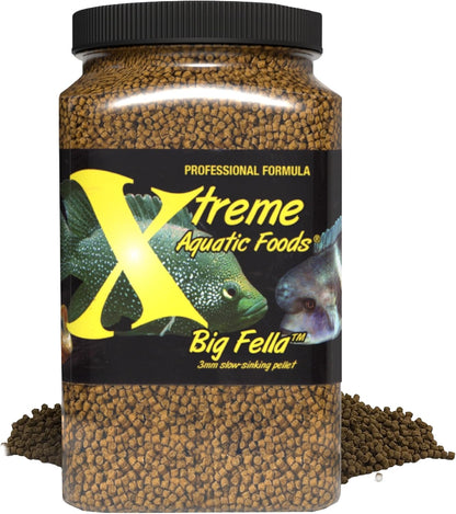 Xtreme Big Fella 3.0mm Pellets: Professional Nutrition for Medium to Large Cichlid/Community Fish - Boost Immune & Digestive Health, Color & Energy, Max Protein Fish Food - USA Farm Grown (20oz) - Image 12