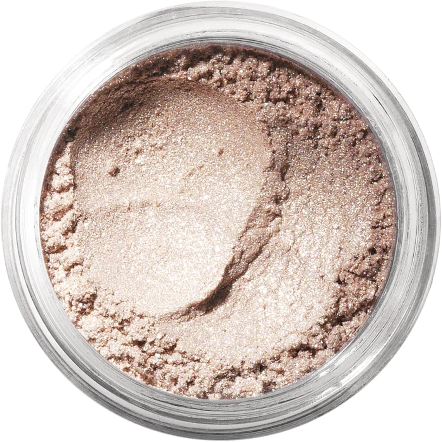 bareMinerals Single Loose Mineral Eyeshadow Nude Beach front view packaging