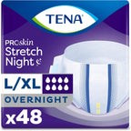 Tena ProSkin Overnight Incontinence Adult Diapers front packaging view
