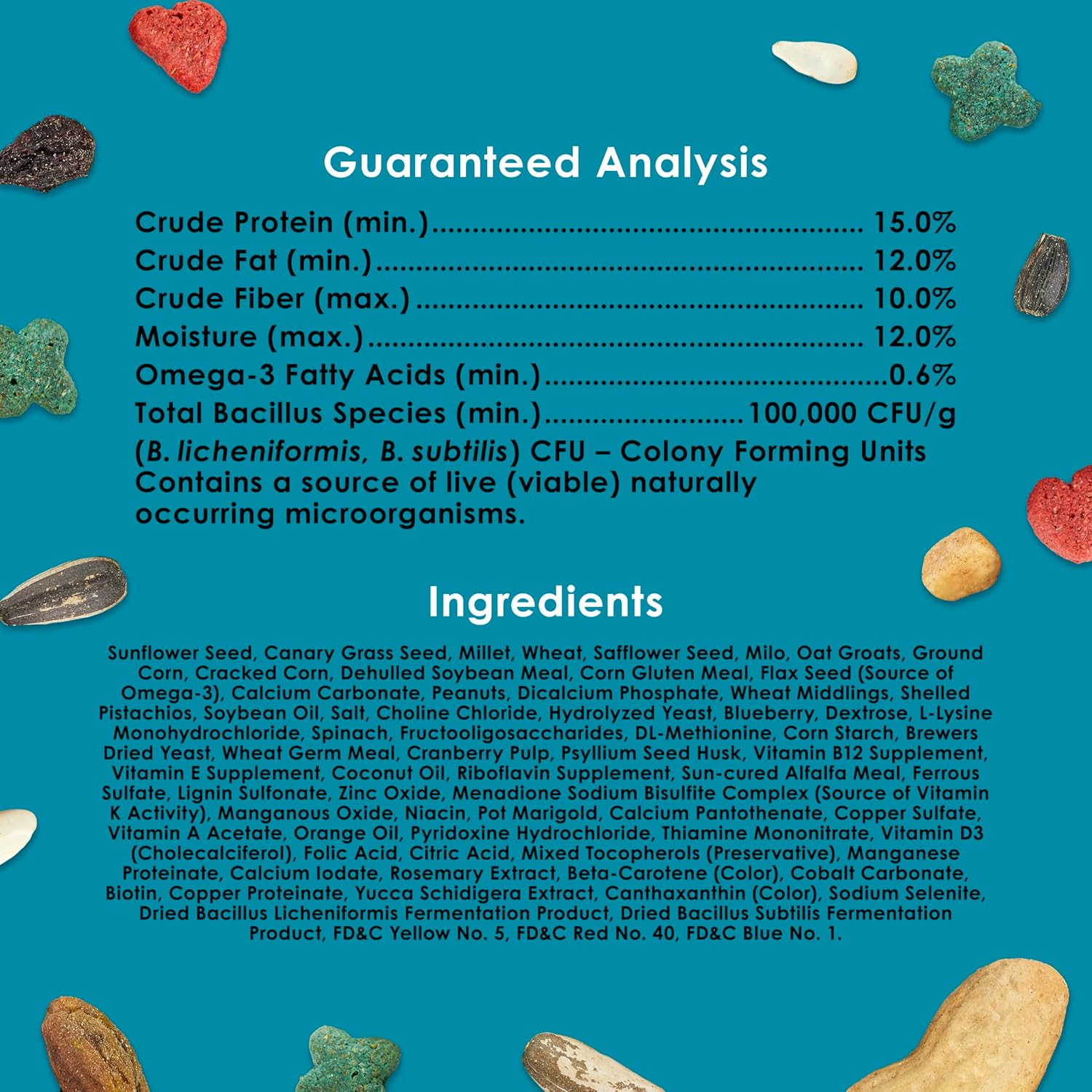 Kaytee Forti-Diet Pro Health Nourish+Protect Conure & Lovebird Food, Comprehensive Nutrition Backed by Science, Digestive Health, Immune Support, 4 pounds - Image 9