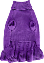 Authentic USA imported CHBORCHICEN cat sweater demonstrating the cozy neck insulation