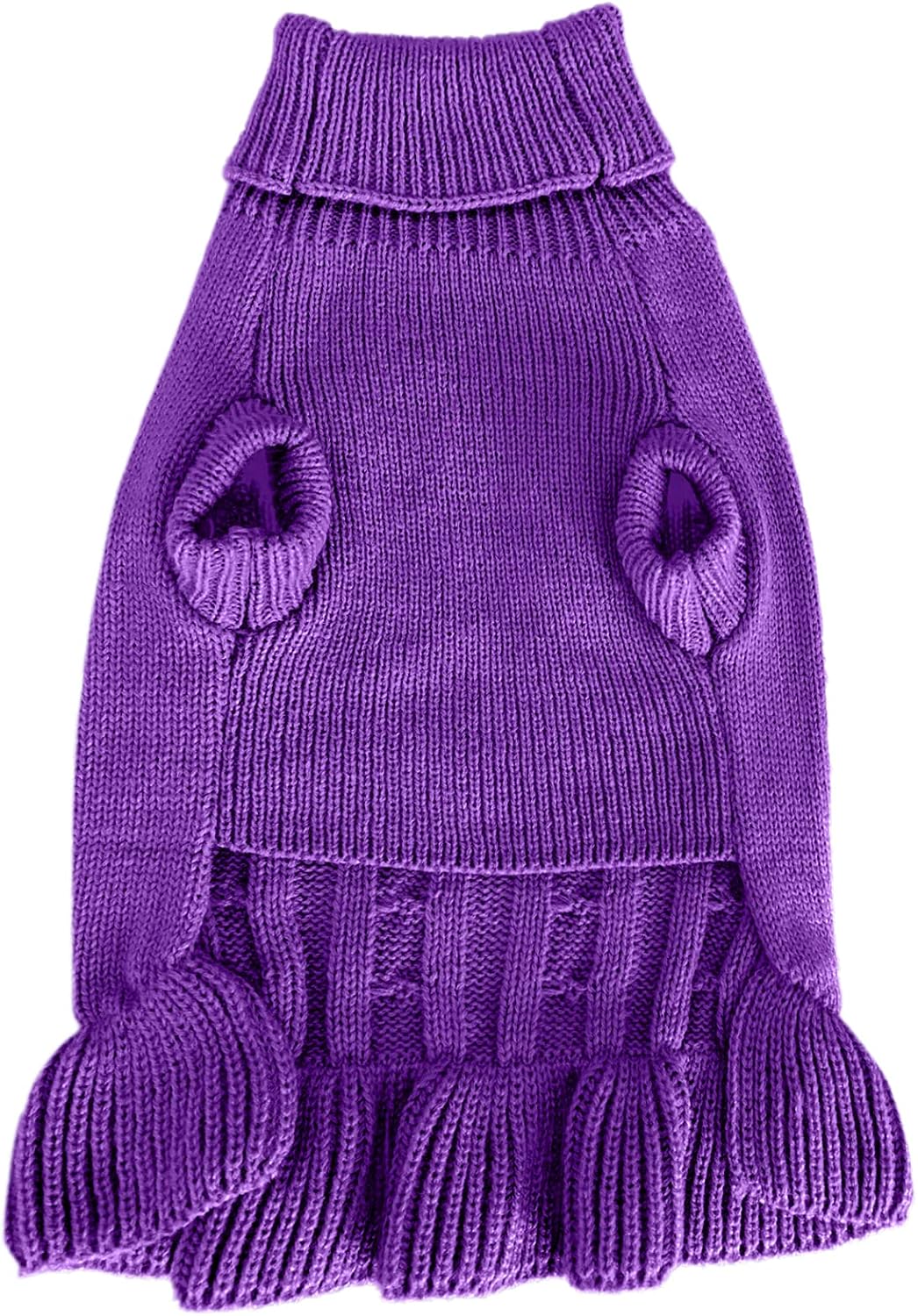 Authentic USA imported CHBORCHICEN cat sweater demonstrating the cozy neck insulation