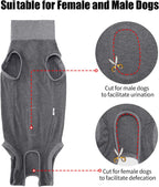 Dotoner medium large dog recovery clothing preventing abdominal wound licking