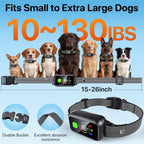 Close-up of the waterproof electric dog fence collar receiver with long battery life.