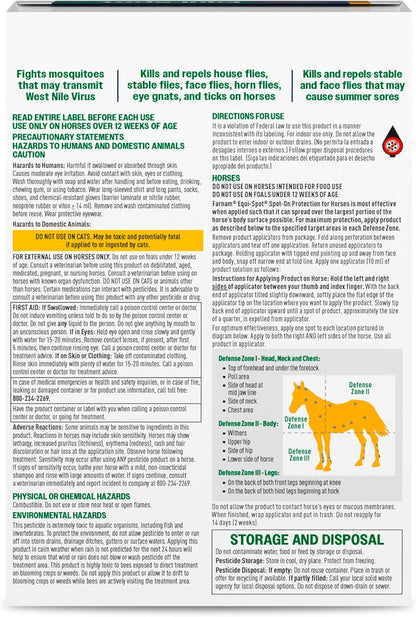 Farnam Equi-Spot, Horse Fly Control, Long-lasting Protection, 6 Applications, 12-Week Supply for One Horse - Image 12