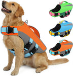 Queenmore Dog Life Vest for Swimming Boating, Adjustable Medium Dog lifejacket with Durable Rescue Handle, Puppy Life Vest with Enhanced Buoyancy for Swimming Pool Beach Boating, Blue, M - Image 9