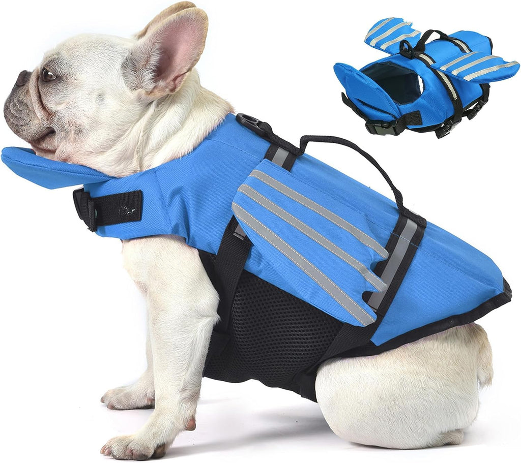 Petglad Dog Life Jacket, Cute Wings Adjustable Dog Life Vest with Chin Float and Handle for Swimming Boating Reflective High Buoyancy Swim Float Vest for Small Medium Large Dogs (Pink, M) - Image 12
