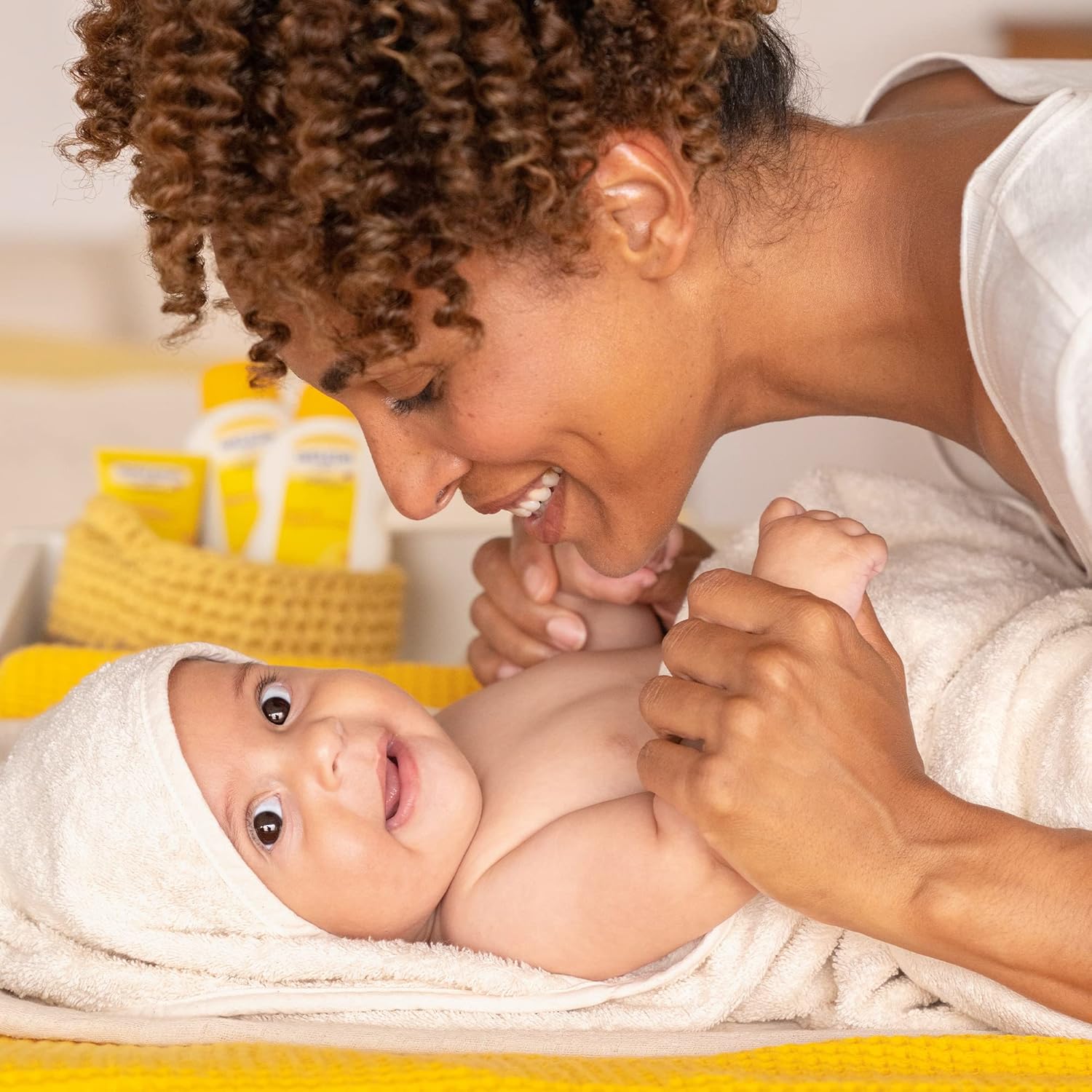 Authentic USA imported Weleda baby care nourishing milk lotion.
