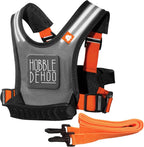 Hobble De Hoo autism safety harness front view showing padded vest and grab handles