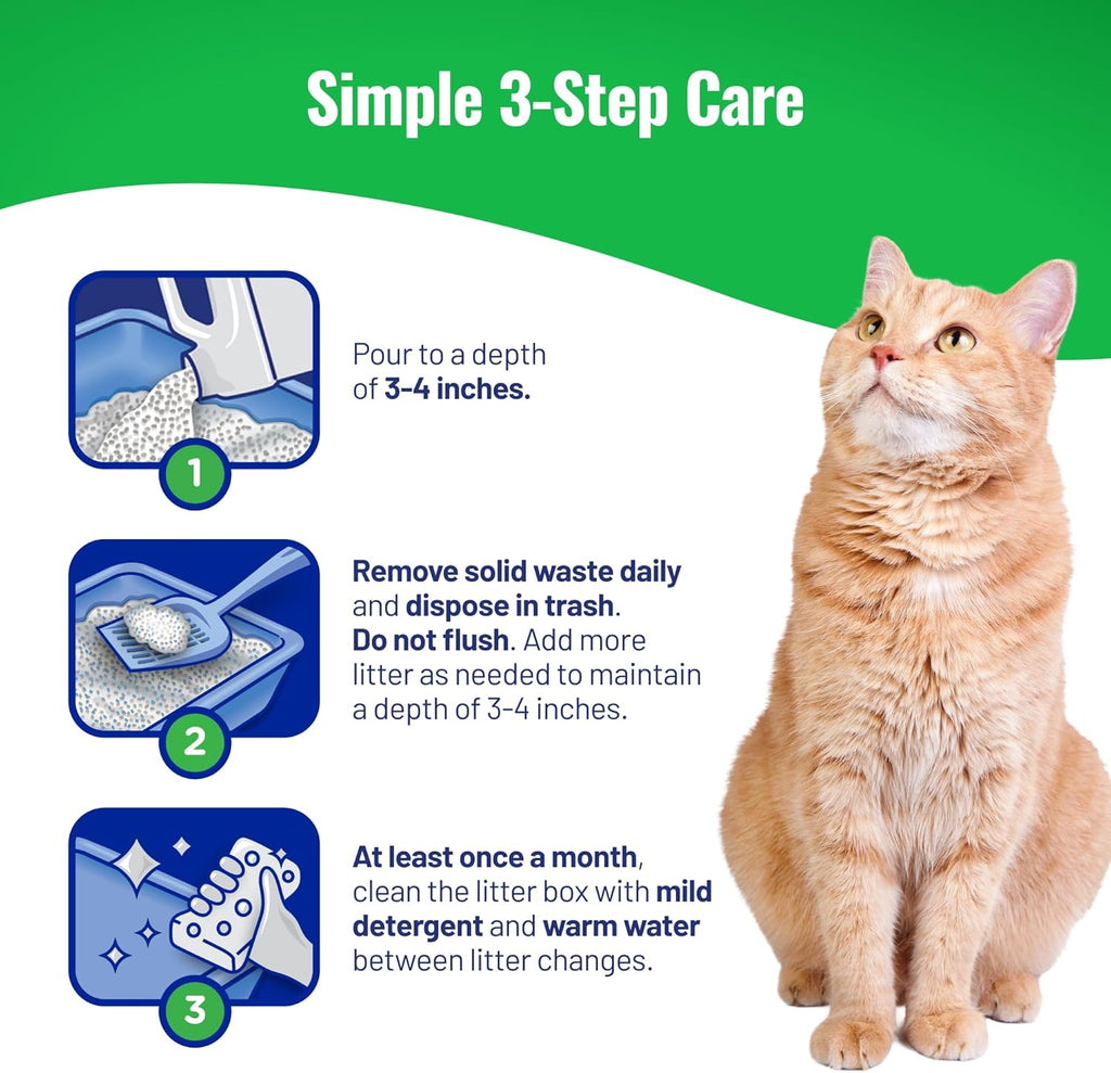 Natural unscented clay litter for cats