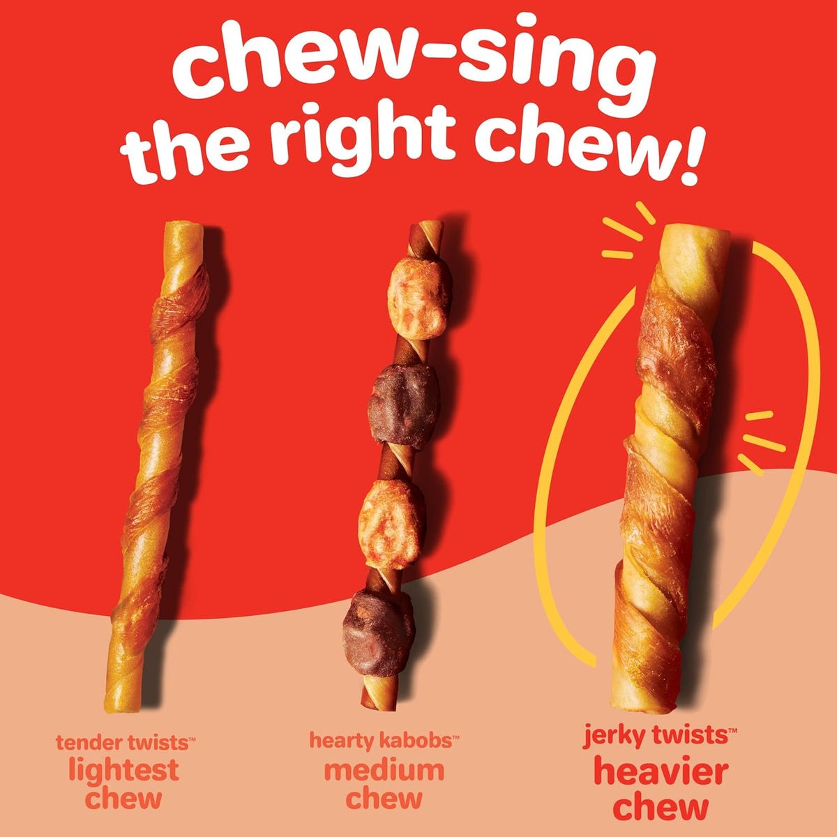 Hartz Oinkies rawhide free dog treats in retail packaging