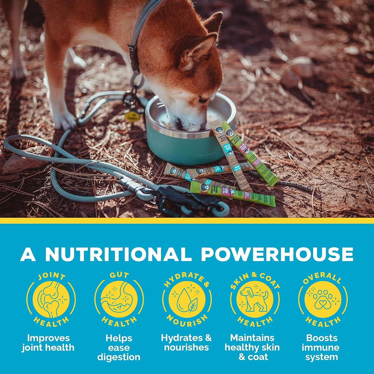 Beef flavored healthy liquid mixer for dry kibble adult dogs