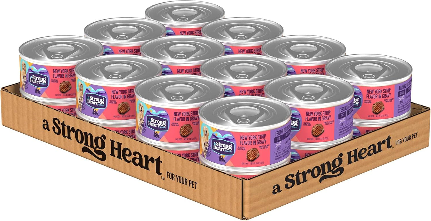 A Strong Heart Wet Puppy Food, Chicken & Beef Dinner - 5.5 oz Cans (Pack of 24), Made in the USA with Real Chicken & Beef - Image 14