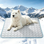 Somoya cooling mat for dogs front view grey quilted design