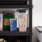 IRIS USA airtight container inside a modern home pantry