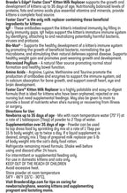Breeder's Edge Foster Care GM five pound container for breeders and pet health recovery support
