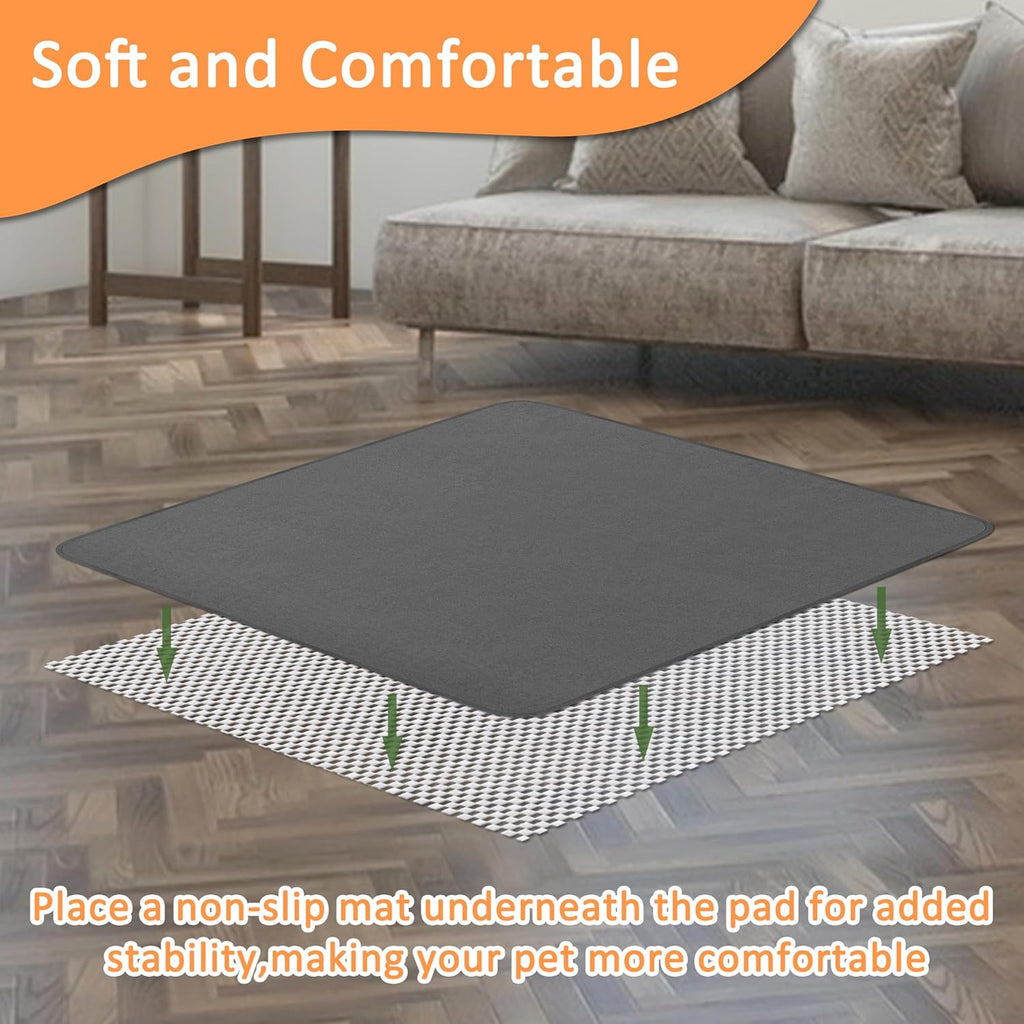Bunlitent large waterproof pee pads inside puppy playpen