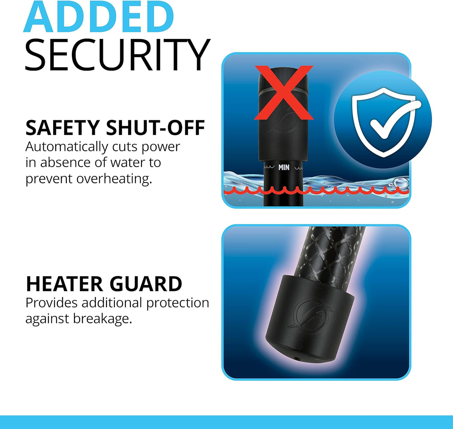 Fluval T200 fully submersible heater protective guard