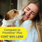 USA imported pet flea protection treatment for dogs six to twenty two pounds