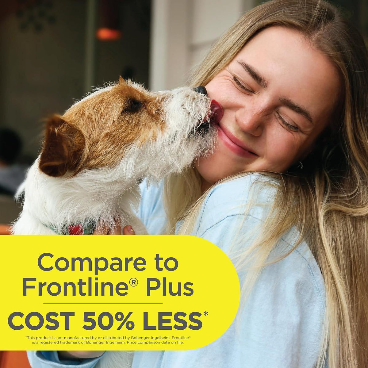 TevraPet monthly flea control for dogs forty five to eighty eight pounds